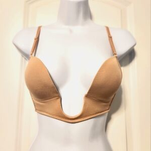 Lingerie solutions plunge nude   push up bra